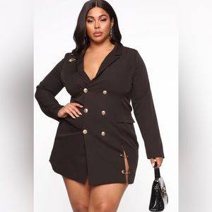Size Small Fashion Nova Blazer Dress